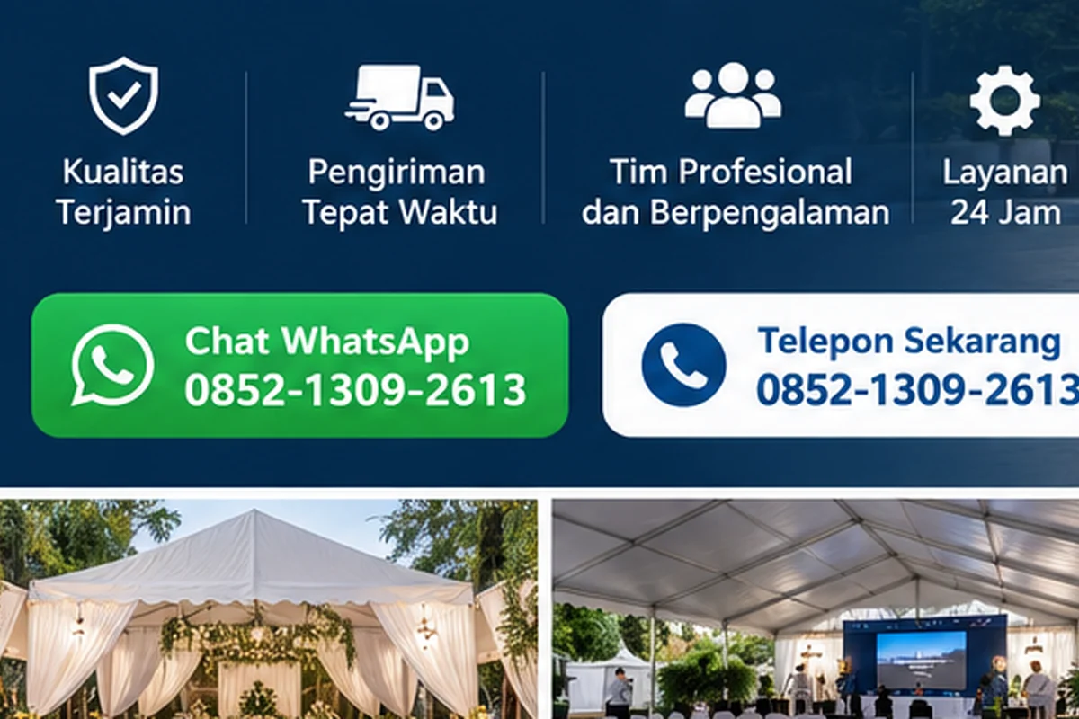 Konsep kebutuhan tenda sarnafil Amany Rental